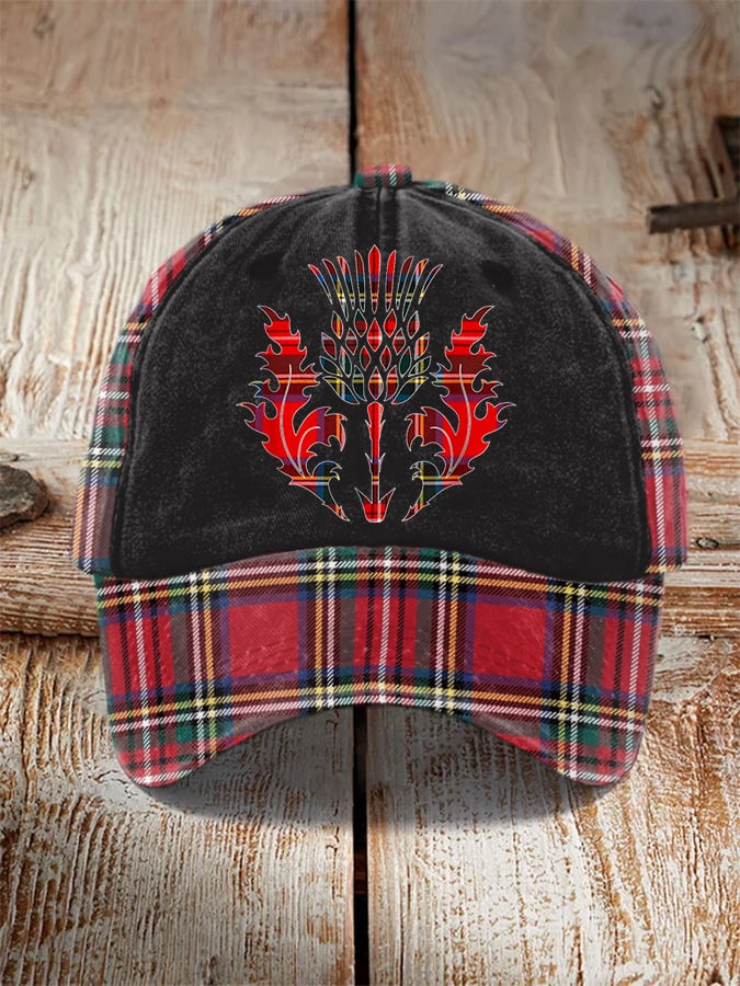 Thistle Scottish Check Hat